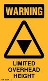 Warning - Limited Overhead Height